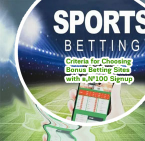 Betting sites with signup bonus